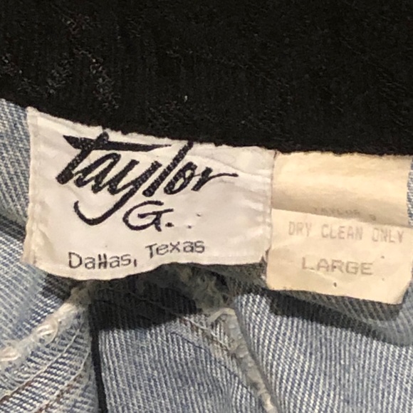 Women’s custom denim jacket one of a kind Sz L - Picture 6 of 6